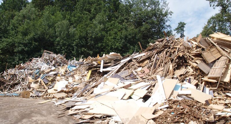 waste wood industrial shredder